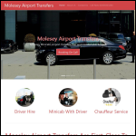 Screen shot of the Molesey Airport Transfers website.