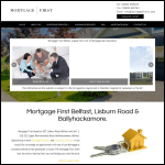 Screen shot of the Mortgage First website.