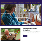 Screen shot of the Westacre Nursing Home website.