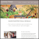 Screen shot of the Joanna Perry Murals website.