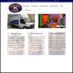 Screen shot of the Cottam & Sons Removals website.
