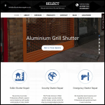 Screen shot of the Roller Shutter & Glass Replace website.