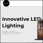 Screen shot of the Ambience Lighting Ltd website.