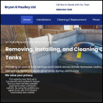 Screen shot of the Bryan G Paulley Ltd website.