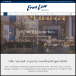 Screen shot of the Erna Low Property website.