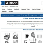 Screen shot of the Althon Ltd website.