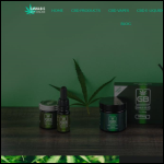 Screen shot of the Cannabis Oils Online website.