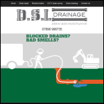 Screen shot of the DSI Drainage website.