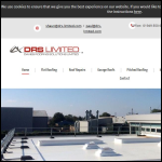 Screen shot of the Davies Roofing Solutions (DRS) Ltd website.