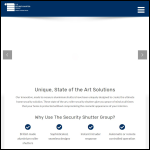 Screen shot of the The Security Shutter Group website.