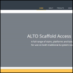 Screen shot of the ALTO Access Products website.