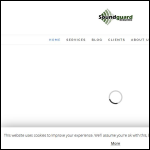 Screen shot of the Soundguard Acoustics Ltd website.