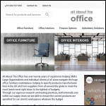 Screen shot of the All About The Office Ltd website.