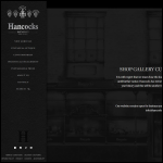 Screen shot of the Hancocks Jewellers website.