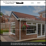 Screen shot of the The West London Glazing Company website.
