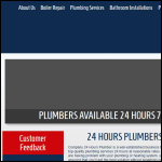 Screen shot of the London Plumbers 24/7 Ltd website.