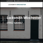 Screen shot of the locksmith winchester website.