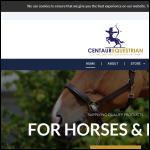Screen shot of the Centaur Equestrian website.