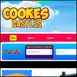 Screen shot of the Cookes Castles website.