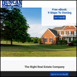 Screen shot of the N A Duncan & Associates website.