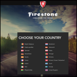 Screen shot of the Bridgestone UK Ltd website.
