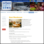 Screen shot of the Kent Harvest Centre website.