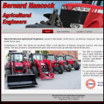 Screen shot of the Bernard Hancock website.