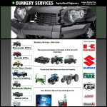 Screen shot of the Dunkery Repair Service website.
