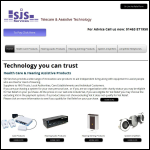 Screen shot of the SJS Services website.