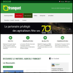 Screen shot of the Franquet website.