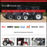 Screen shot of the Short & Abbott - Agricultural Engineers website.