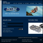 Screen shot of the WSM Motors website.