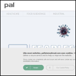 Screen shot of the Pal International Ltd website.