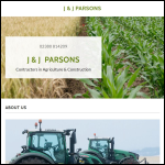Screen shot of the Parsons, J & J website.