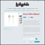 Screen shot of the Milk Marque website.
