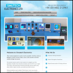 Screen shot of the Simutech Electronics Ltd website.