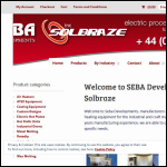 Screen shot of the Seba Developments Ltd website.
