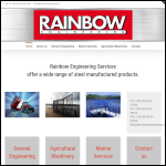 Screen shot of the Rainbow Engineering Services website.