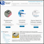 Screen shot of the Smart Communications Ltd website.
