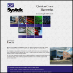 Screen shot of the Quinton Crane Electronics Ltd website.