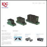 Screen shot of the IQC International Ltd website.