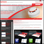 Screen shot of the Nittan Europe Ltd website.