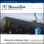 Screen shot of the Newson Gale Ltd website.