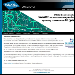 Screen shot of the Wilkie Electronics website.