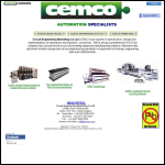 Screen shot of the Cemco Ltd website.
