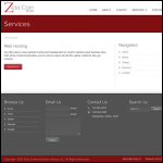 Screen shot of the Zeta Communications Ltd website.