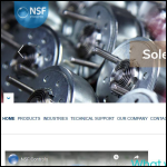 Screen shot of the NSF Controls Ltd website.