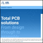 Screen shot of the ABL Circuits Ltd website.