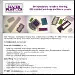 Screen shot of the Slater Plastics Ltd website.