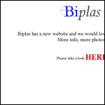 Screen shot of the Biplas Mouldings Ltd website.